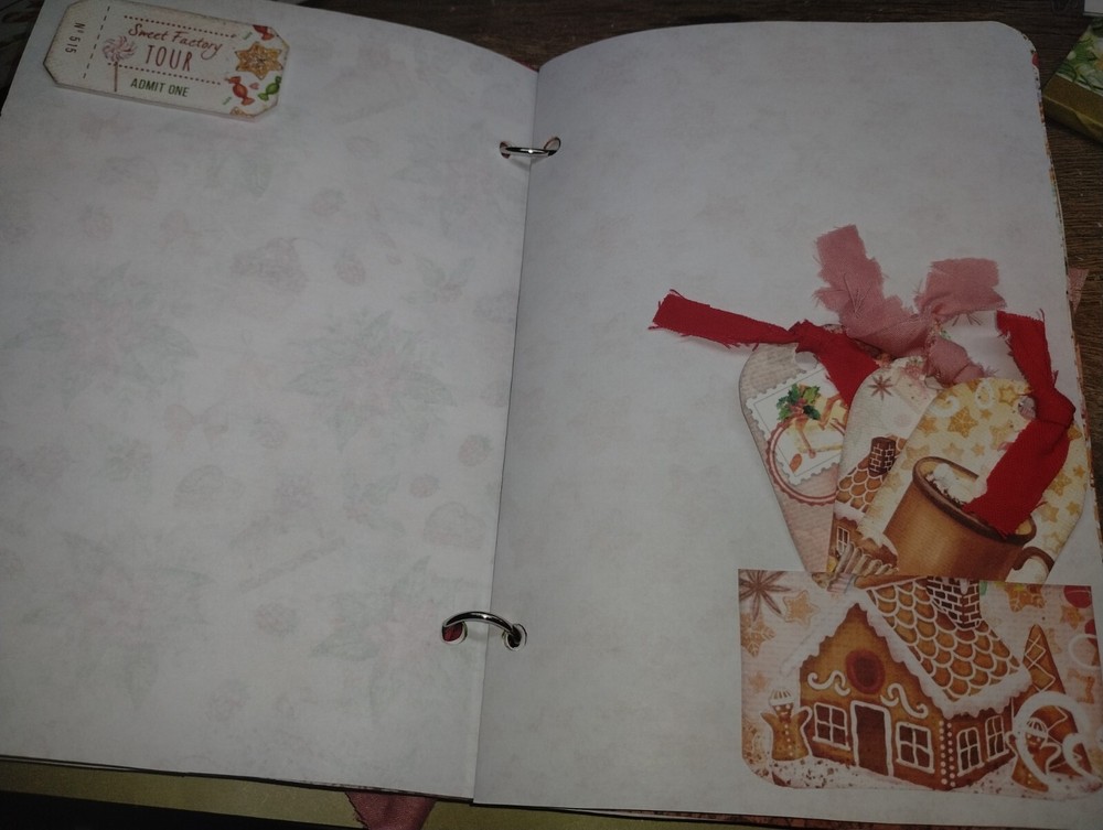 Gingerbread Junk Journal USA Seller Scrapbook