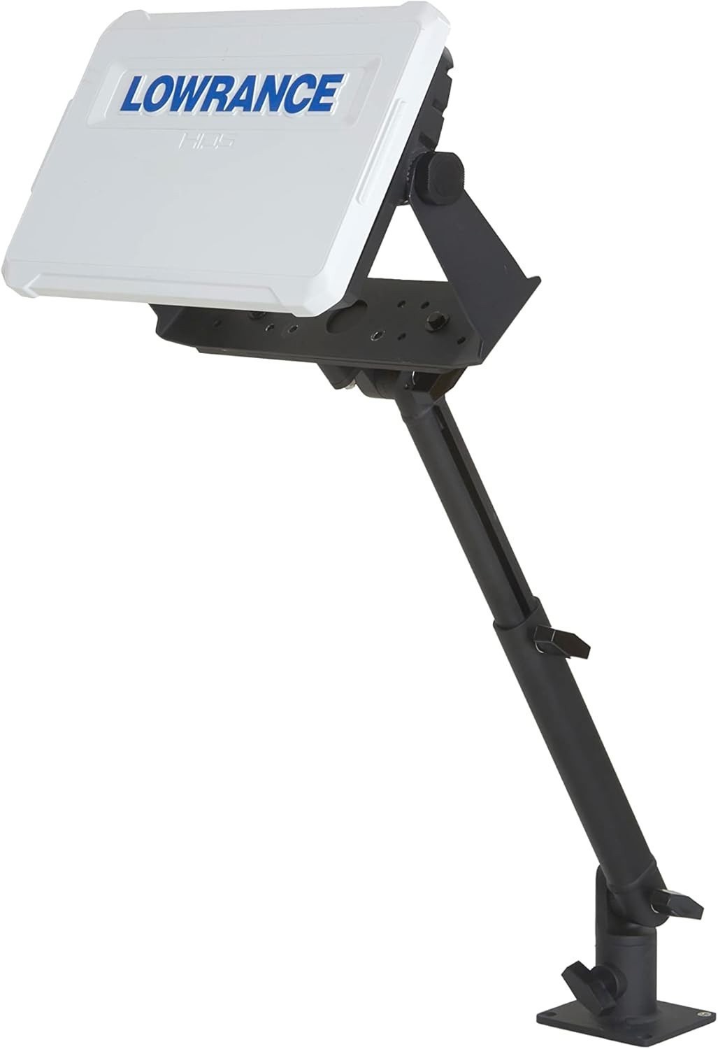 Heavy Duty Aluminum Chartplotter Mount 18"-24" Adjustable 350° Swivel MM-001-BL