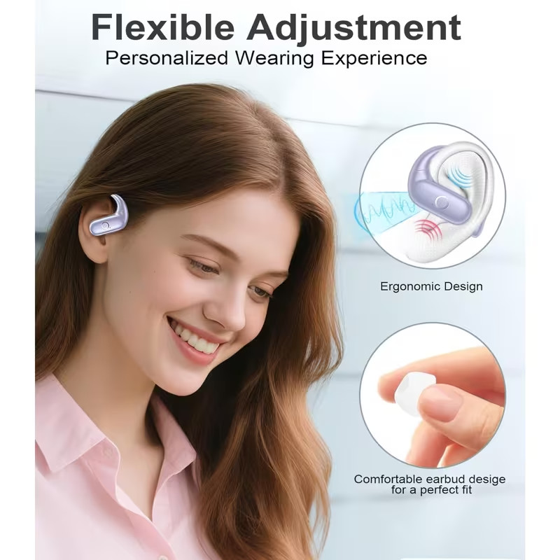 Wireless Bluetooth Headphones Ear Buds Deep Bass with Wirele Charging Case