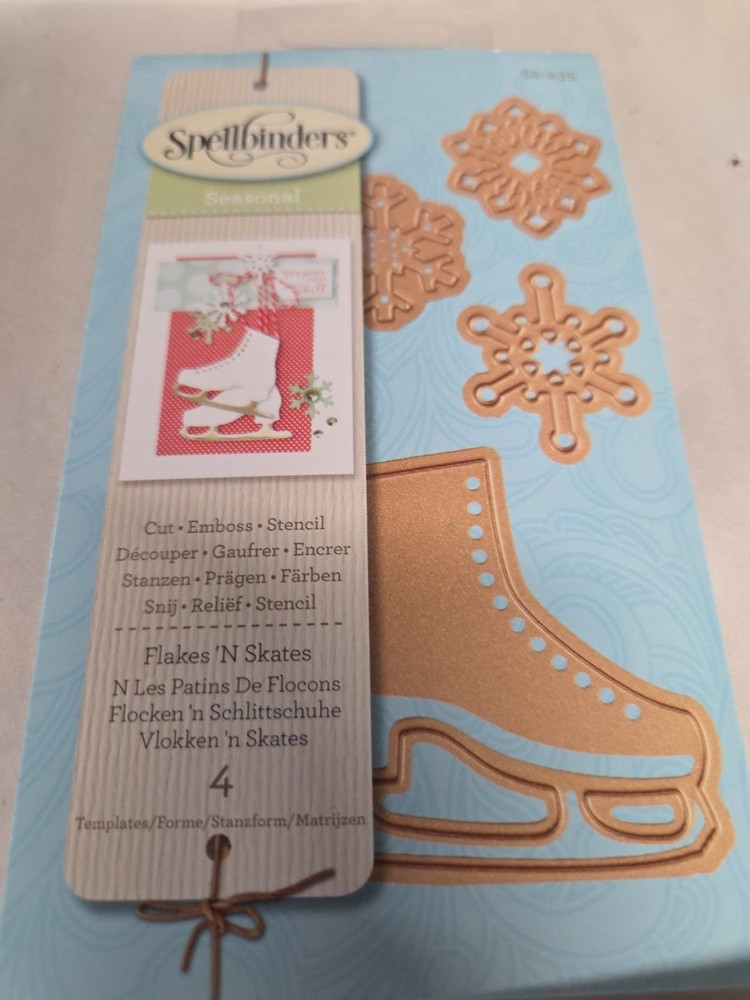 Spellbinders Dies Flakes N Skates