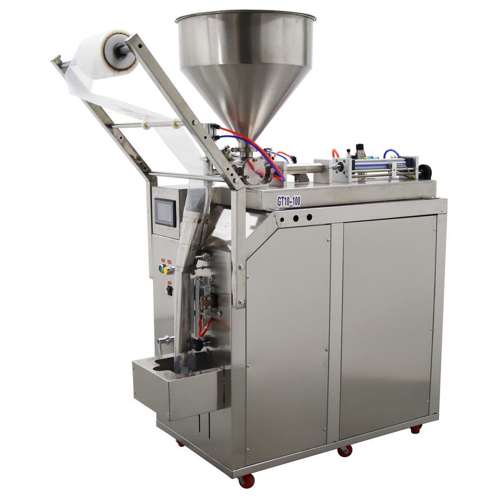 10-100ml Automatic Quantitative Paste Liquid Filling Sealing Machine 110V 0.5KW