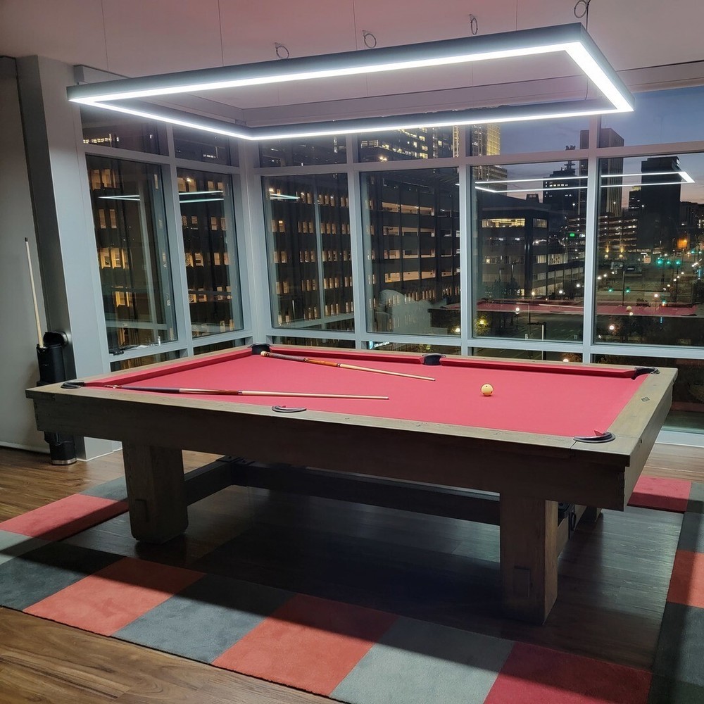 8FT Modern Pool Table Lighting - Perimeter LED Billiard Lights