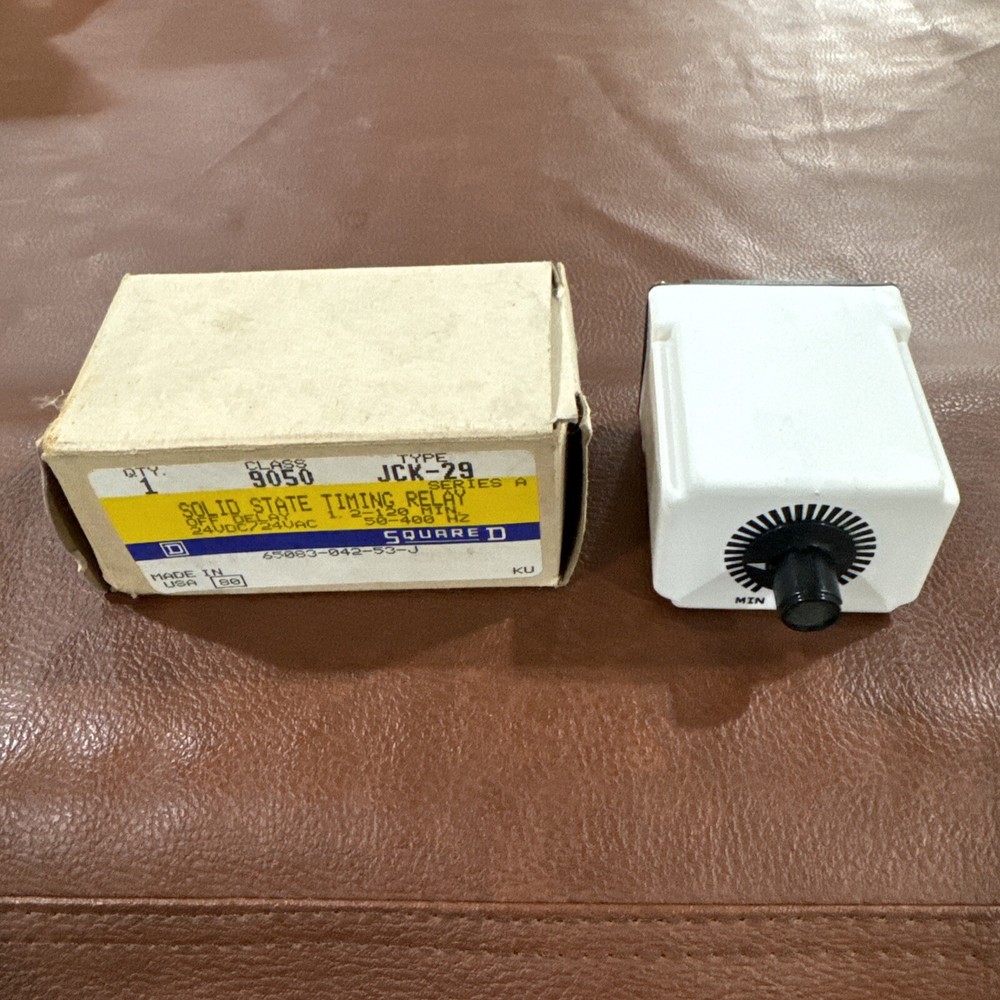 Square D 9050 JCK-29 Solid State Timing Relay #B25