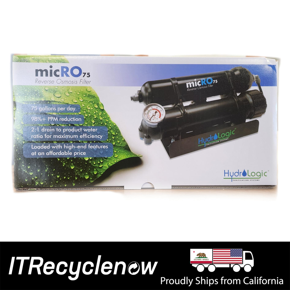 New Hydrologic MicRO 75 Reverse Osmosis Filter 75 GPD 98%+ PPM Reduction