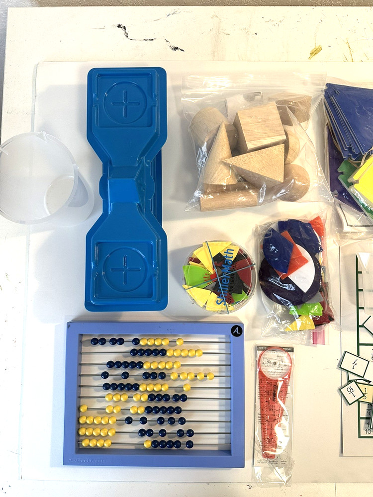 Homeschool Math Manipulative Jumbo Crate! Schiller Math, Right Start misc supply
