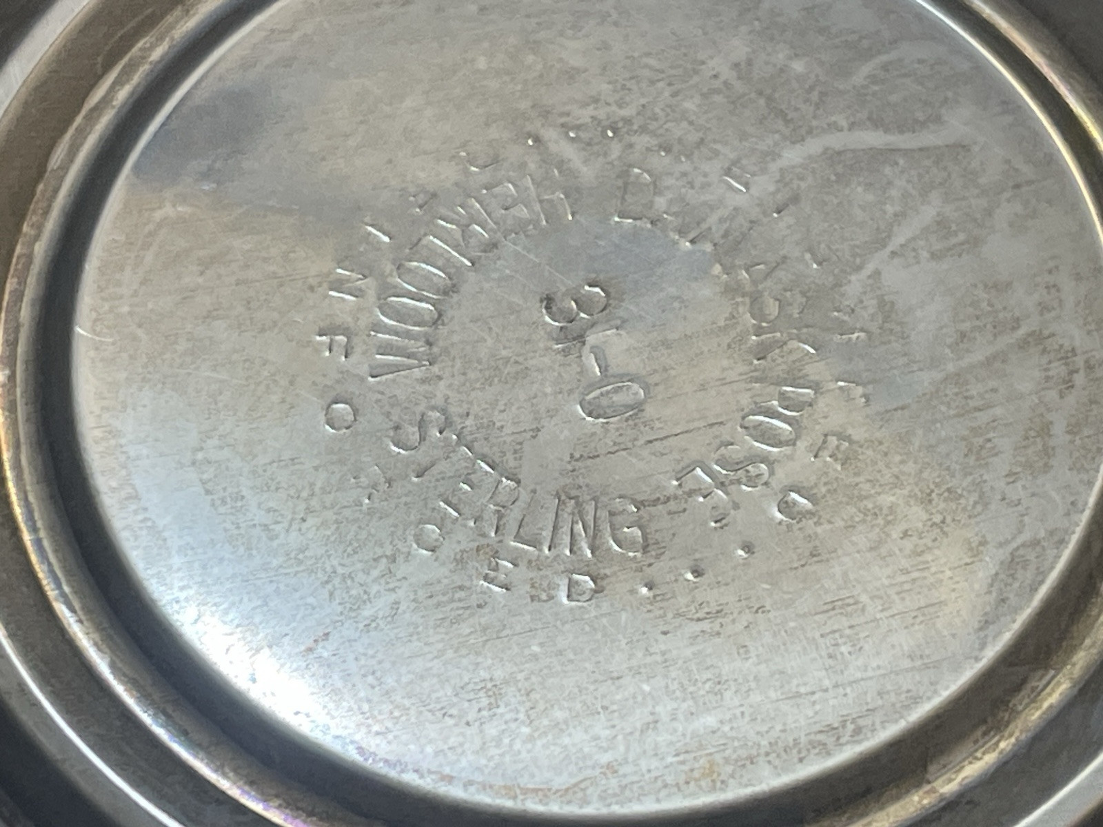 Oneida "Damask Rose" Sterling Silver Weighted Compote. S