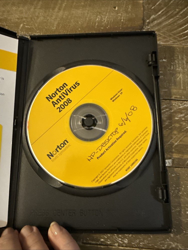 Norton Antivirus 2008 Anti Spyware PC Software