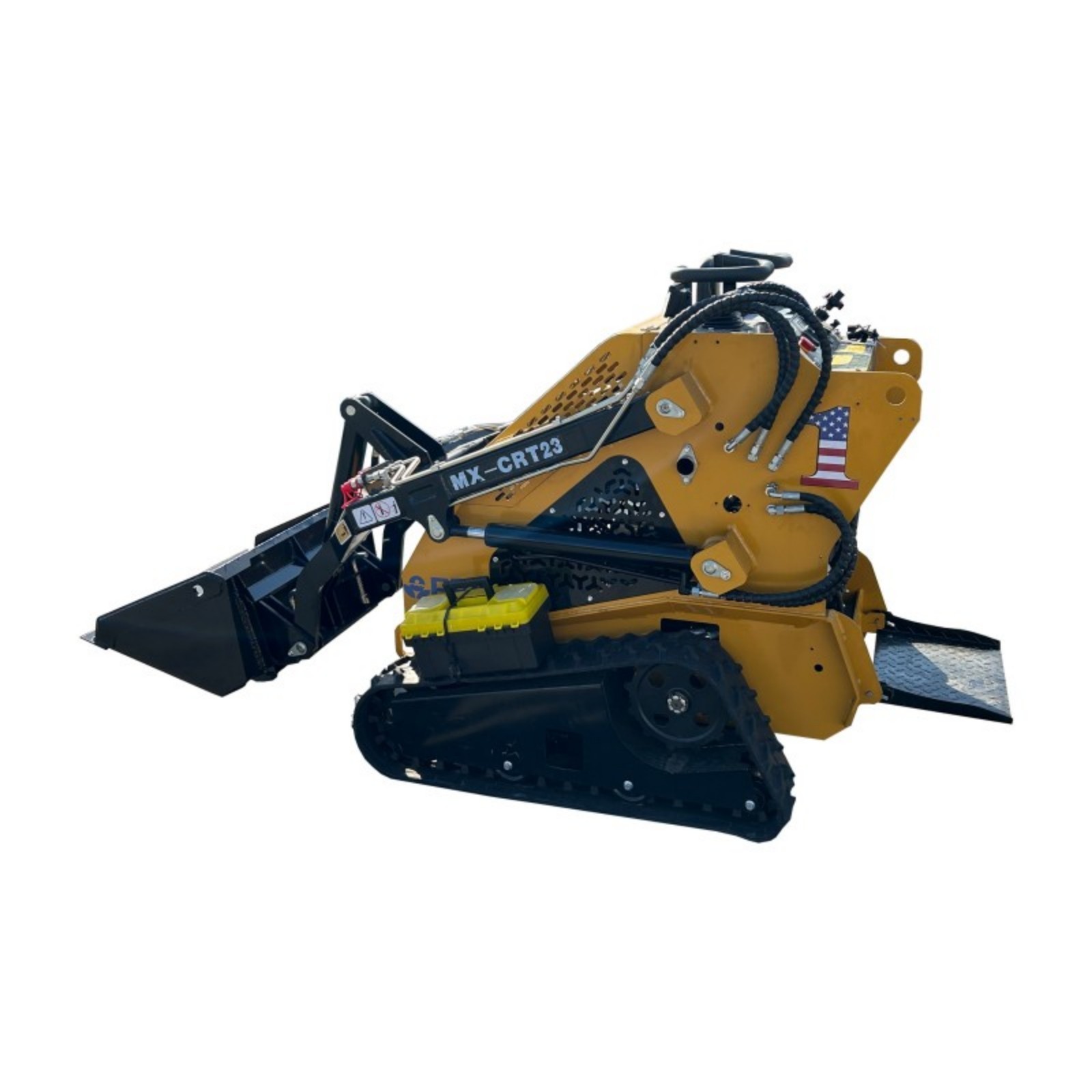 AGT 1 Ton Mini Skid Steer Loader 24HP Gasoline R740D Engine Tracked EPA MX-CRT23