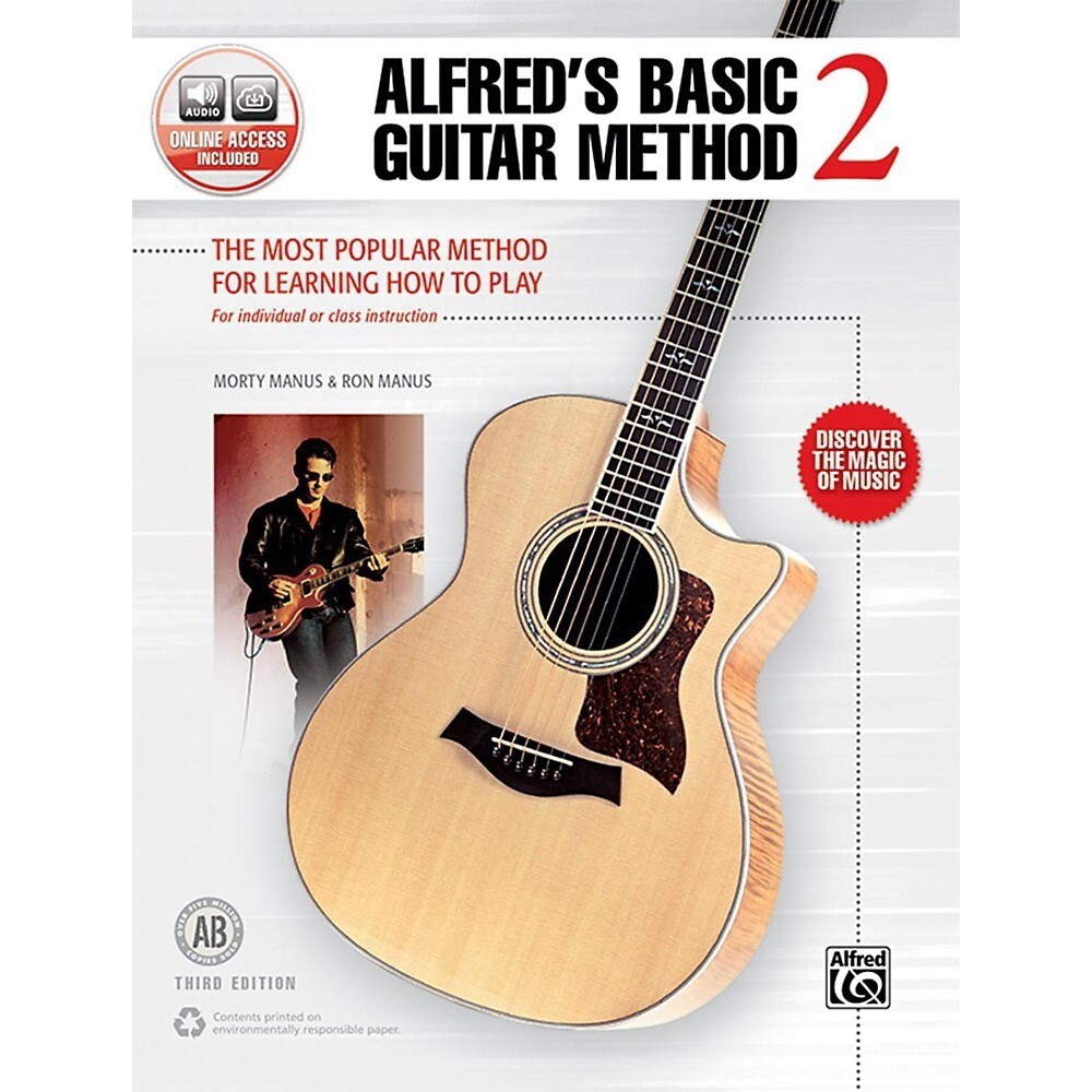 Alfred Basic Guitar Method 2 (3rd Edition) Book & Online Audio Access