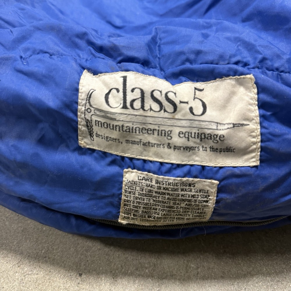 Vintage *RARE* class-5 mountaineering equipage Down Blue