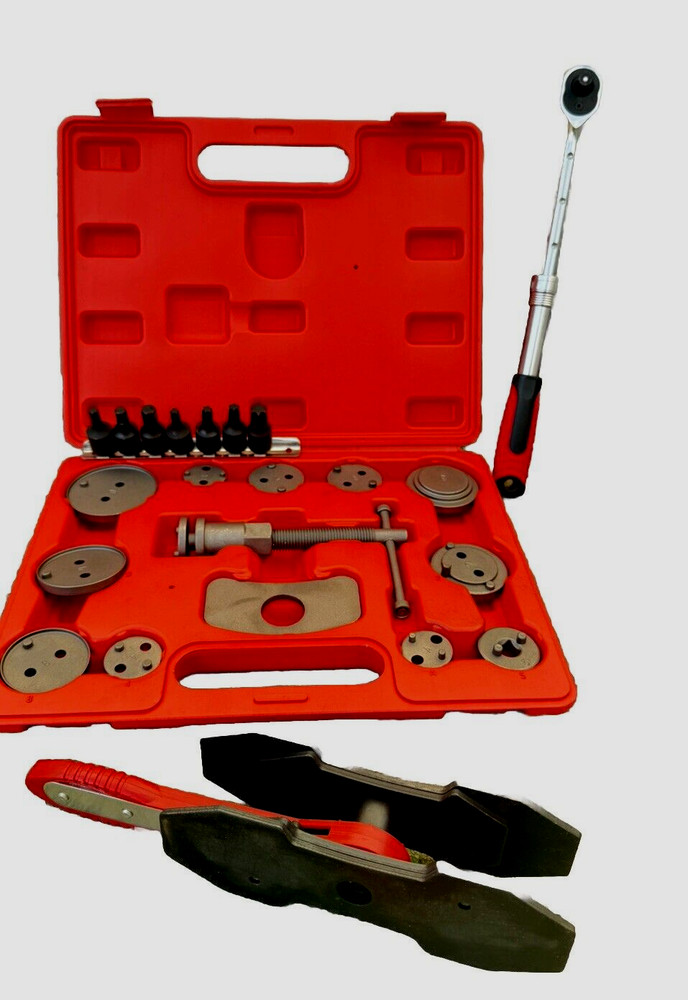 Universal Caliper Wind back Kit Brake Piston Re-setter Tools & Brake Caliper Bit