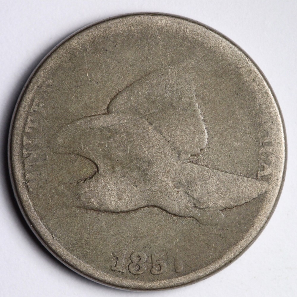 1857 F.E. Flying Eagle Cent Penny CHOICE E246 T