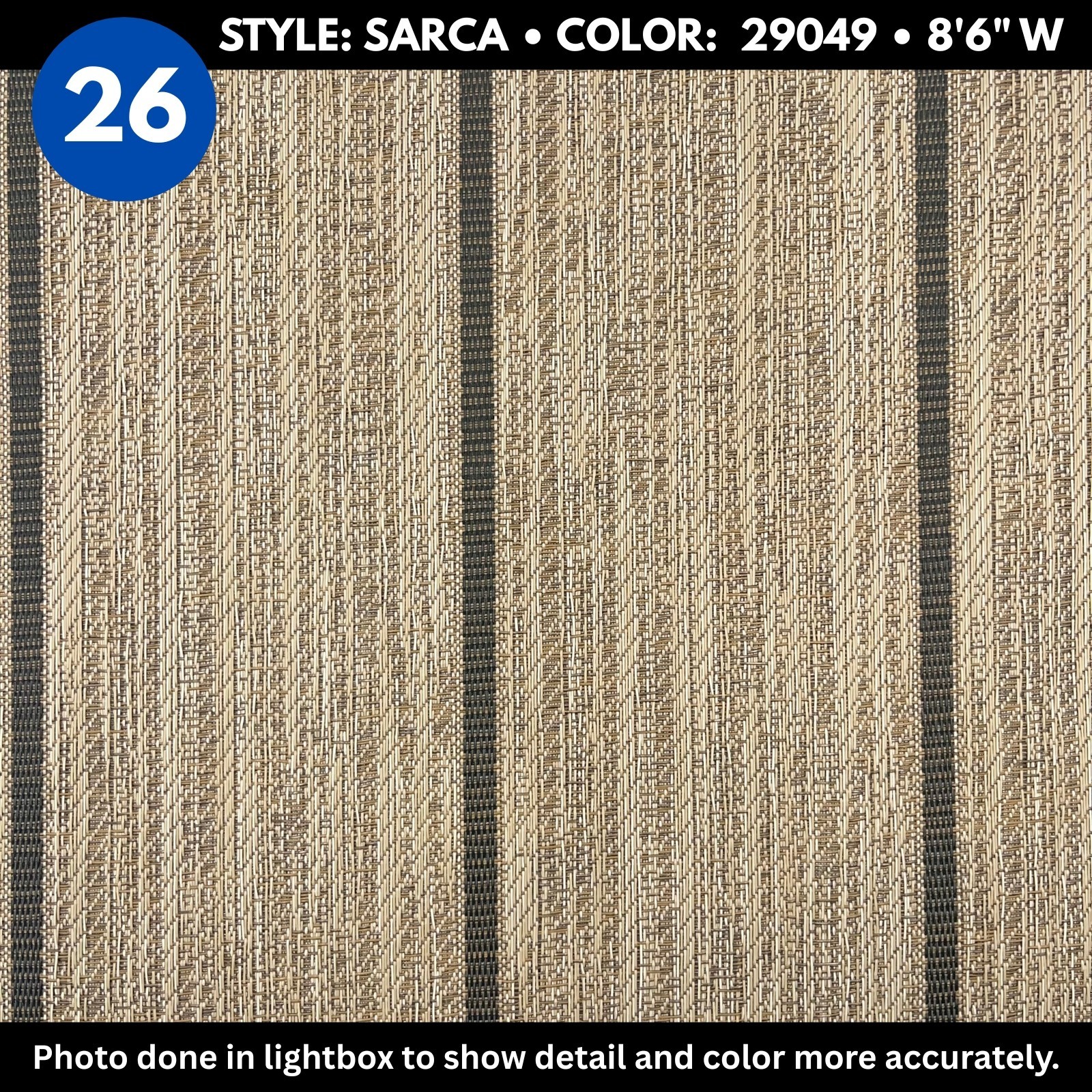 Woven Vinyl Flooring | Samples - 4.5" X 4.5" - Samples 25 - 46