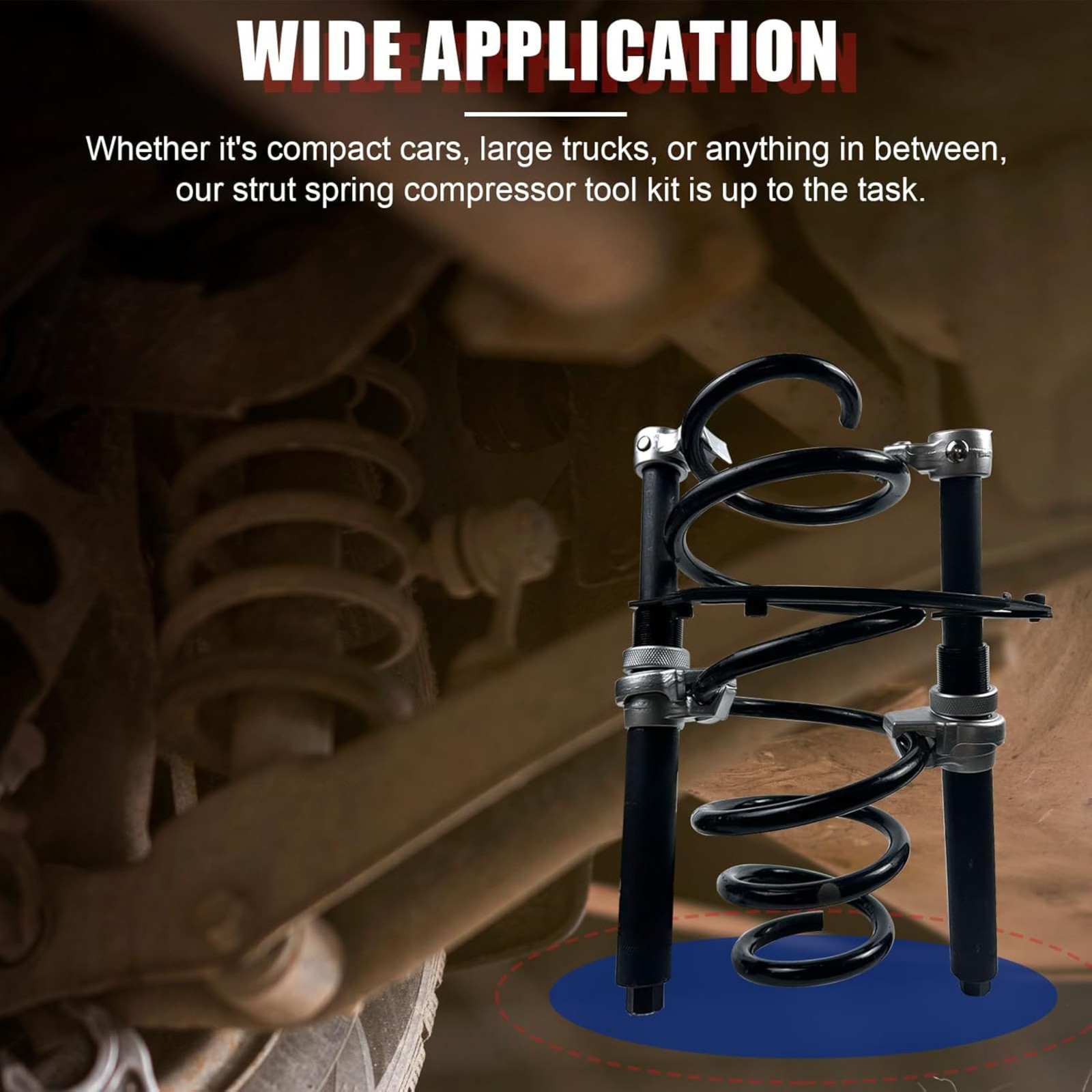 Coil Spring Compressor Tool, Heavy Duty Macpherson Strut Spring Compressor Tool,