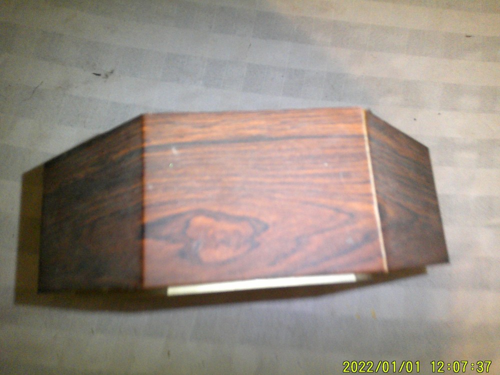 WALL HANGING OLDER HEXAGON SHAPE VERICHRON CLOCK.