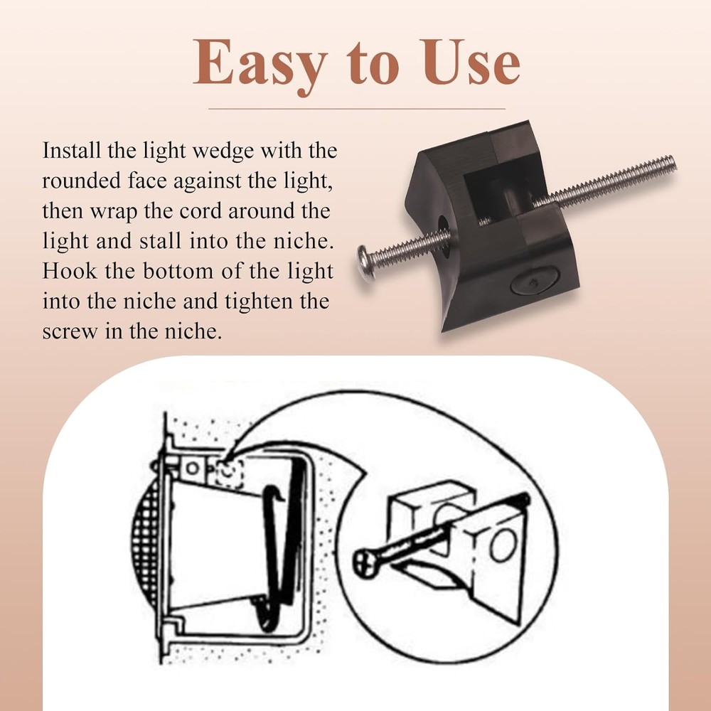 2 Pcs Pool Light Wedge Part #132, Swimming Fixes Broken...