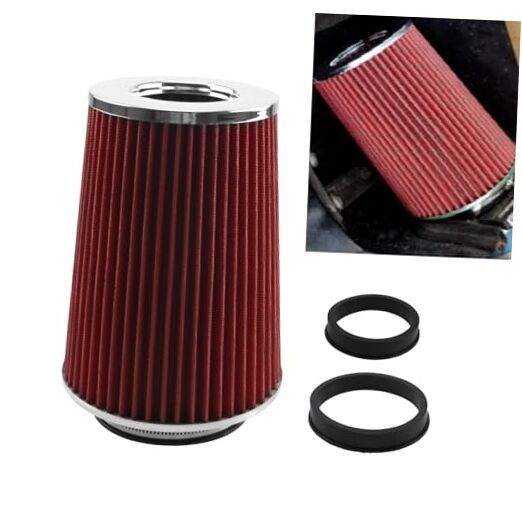 Universal Clamp-on Cone Air Filter Compatible wiht Three Different Size 3"