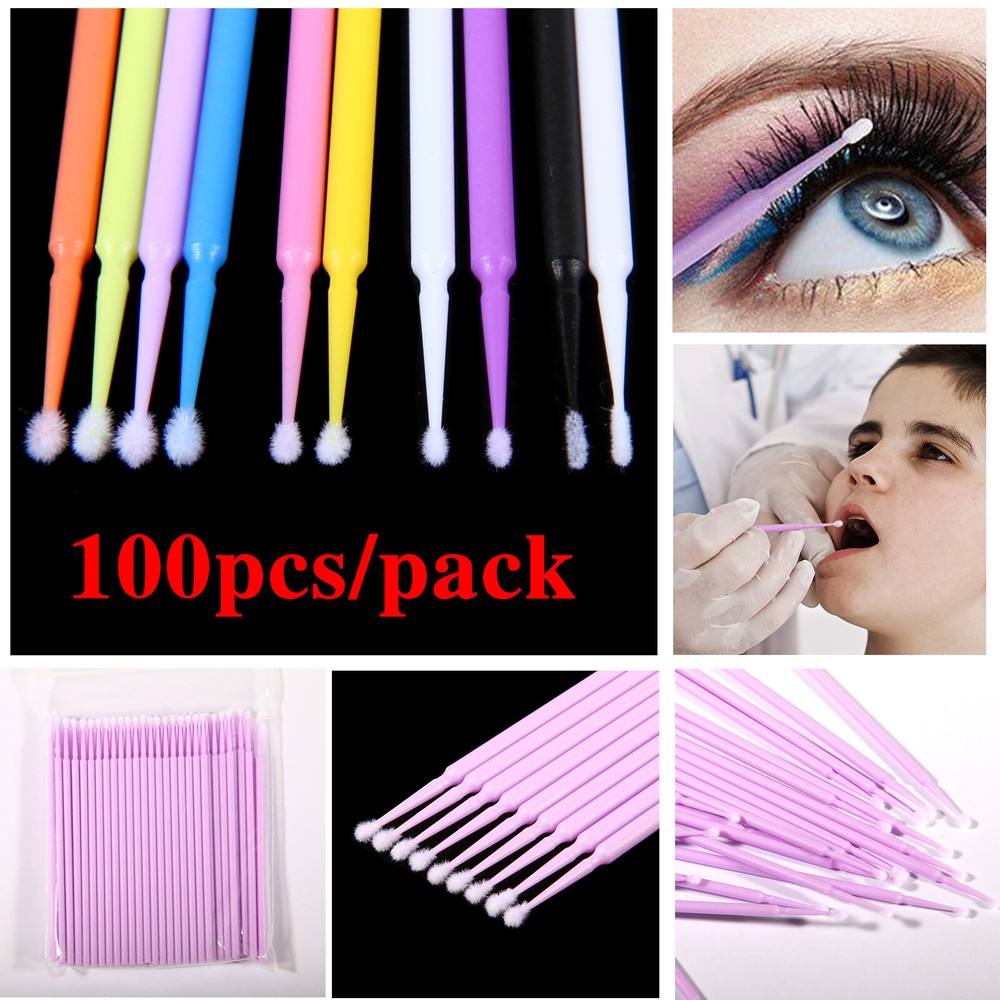 100-1000 Dent Microbrush Micro Brush Applicator Tip Regular/Fine/Ultrafine ws