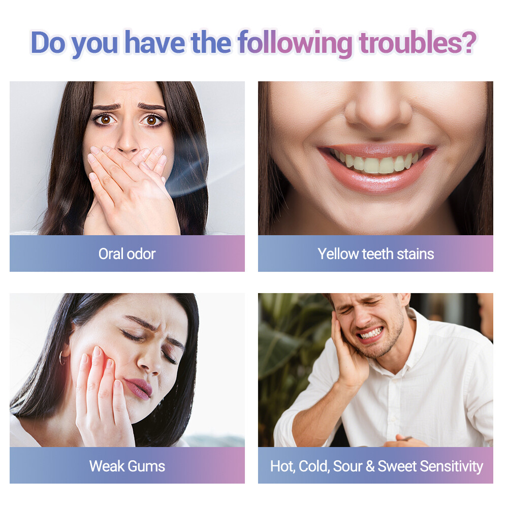 Niacinamide Toothpaste Effectively Whitens Teeth &Stains From Remove Oral Clean