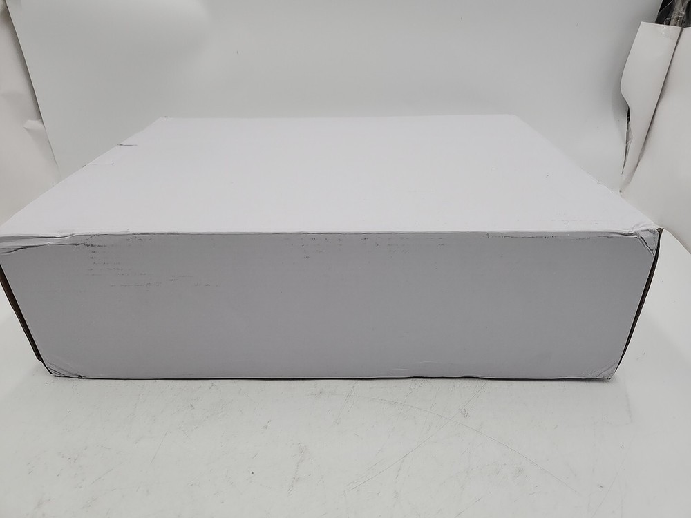 NEW Bright Angle Ceramic Serving Dish 15" Geometric Grey