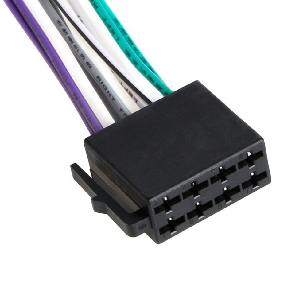 Easy to Use Car Radio Wiring Cable Adapter with Labeled Function Wires