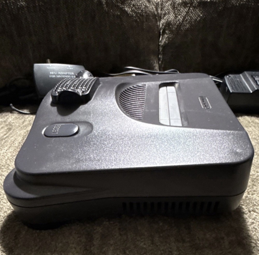 Nintendo 64 Gray Console (Expansion RAM, Controller, RCA, RFU) Cleaned & Tested