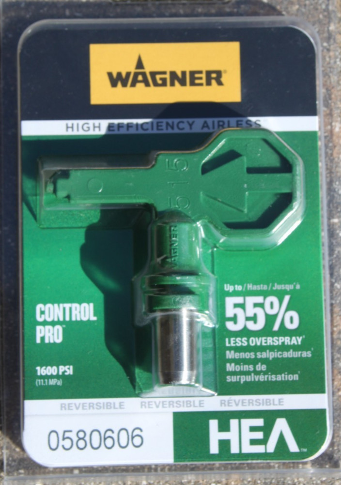 Wagner Spraytech High Efficiency Airless 515 Reversible Spray Tip 0580606