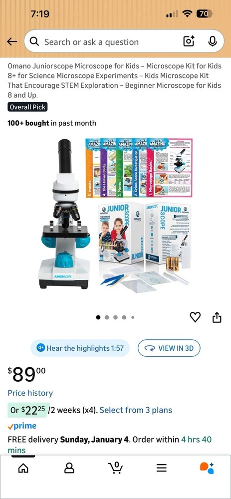 Omana Junior Kids Ultimate Microscope