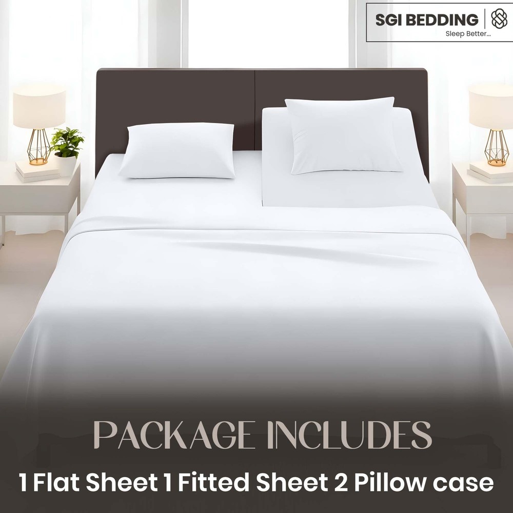 Adjustable Split Head Flex Top Queen 28" Microfiber Sheet Set – Ultra Soft, C...