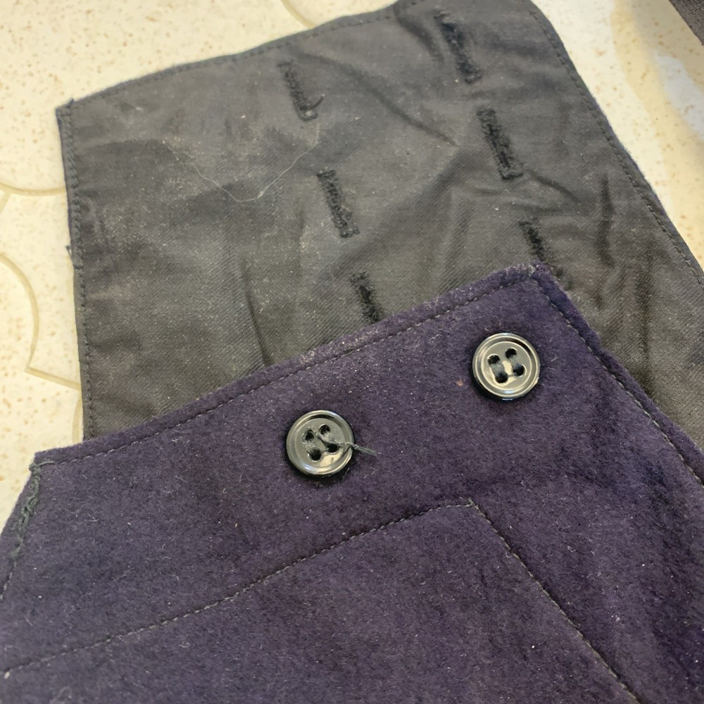 WWII US Navy Cold Weather Mask Blue Wool