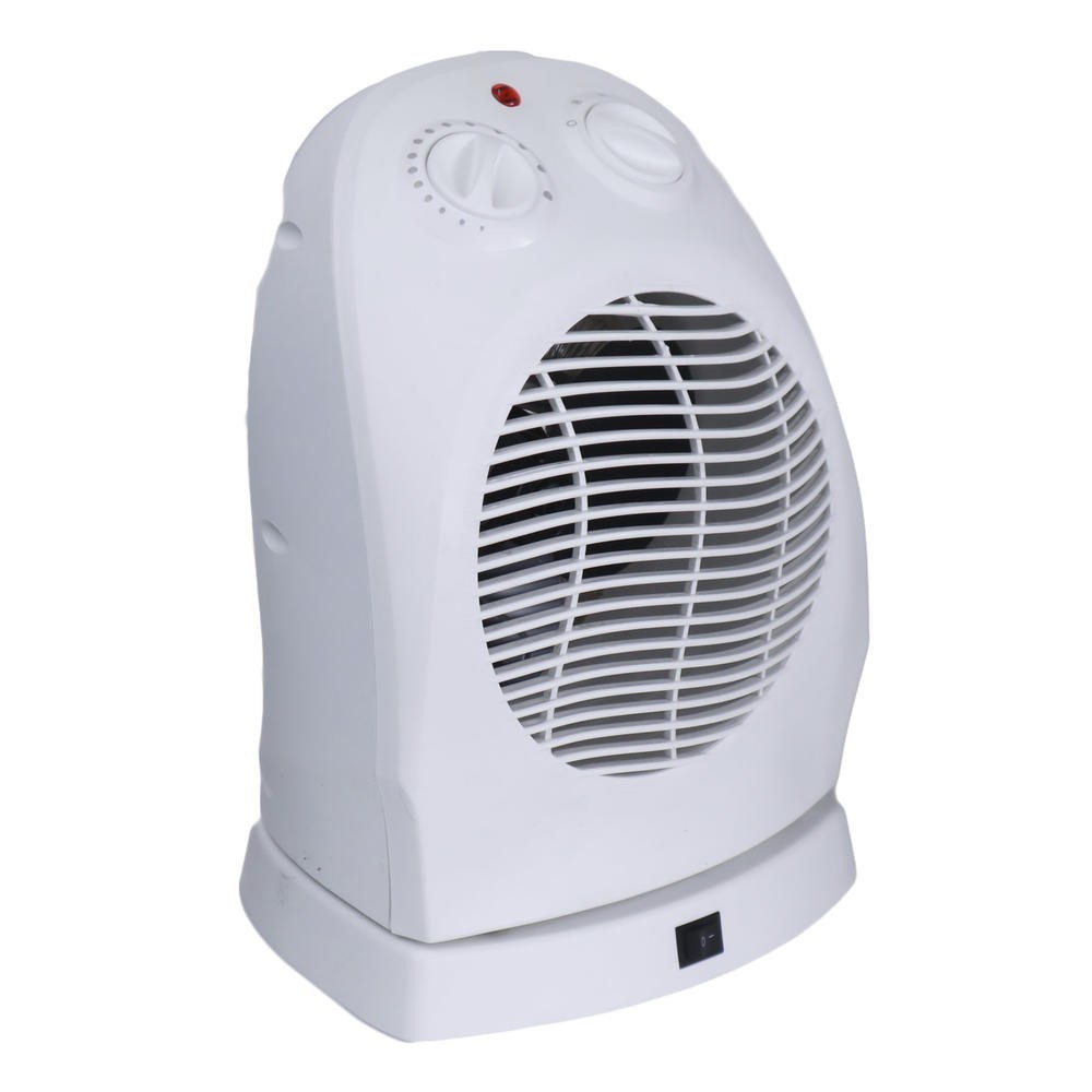 1500W Electric Oscillating Wire Element Heater 2 Setting Adjustable Thermostat