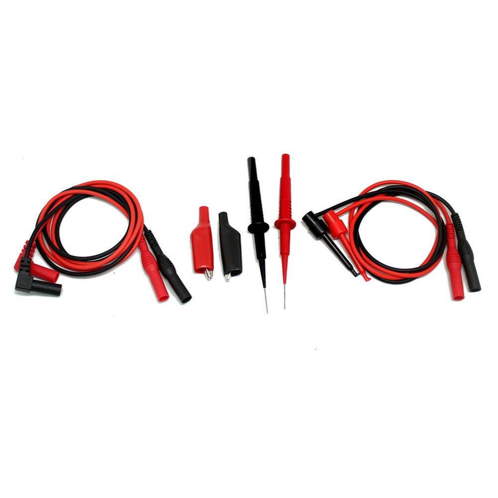 Needle tip test lead mini-hooks alligator clips PVC extensions TLP20155