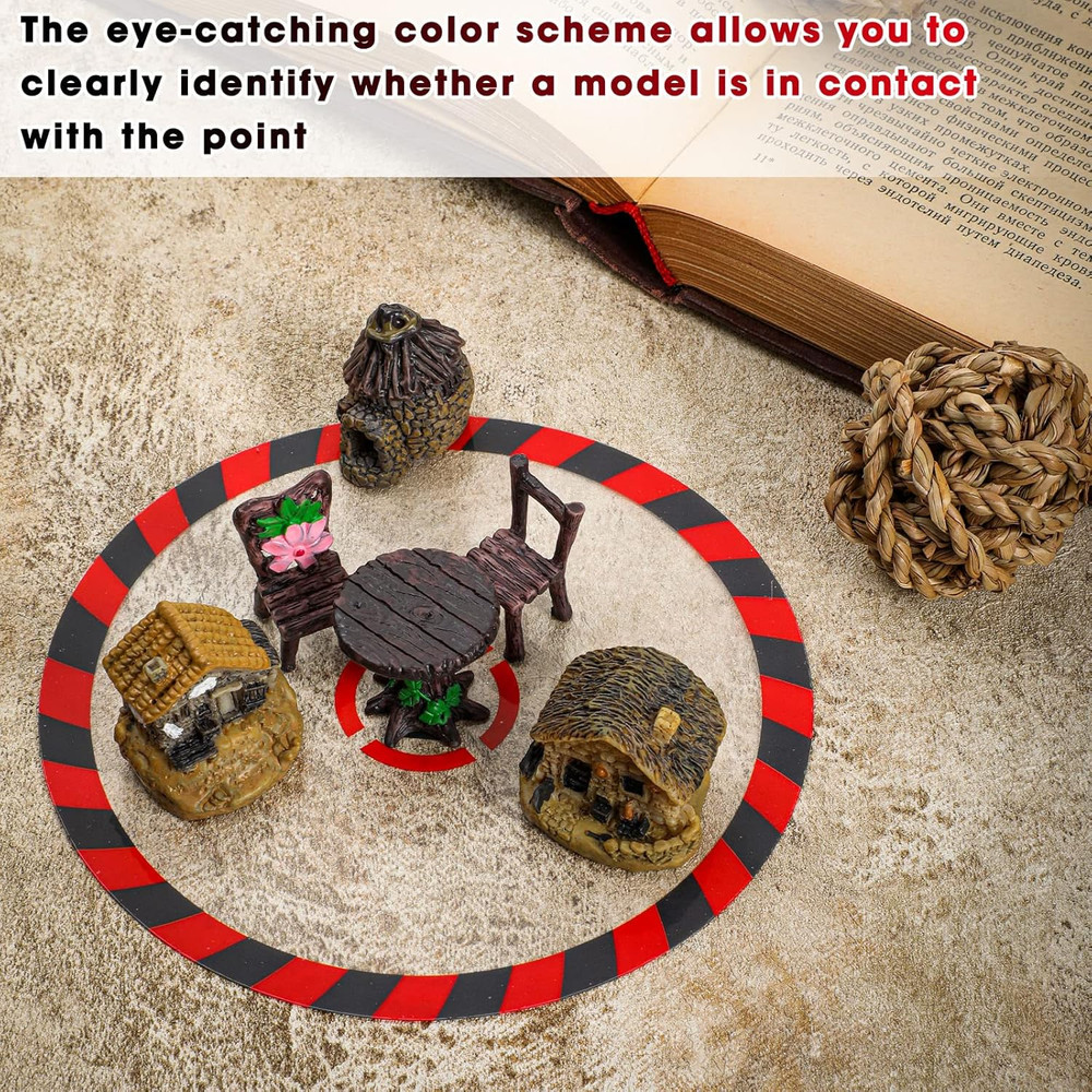 Libima 6 Pcs Objective Point Markers round PVC Objective Marker Gaming Accessory