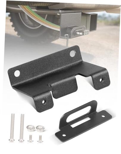 Vehicle-Side 4 Way Flat Trailer Wiring Harness Mounting Bracket, Rust-Proof