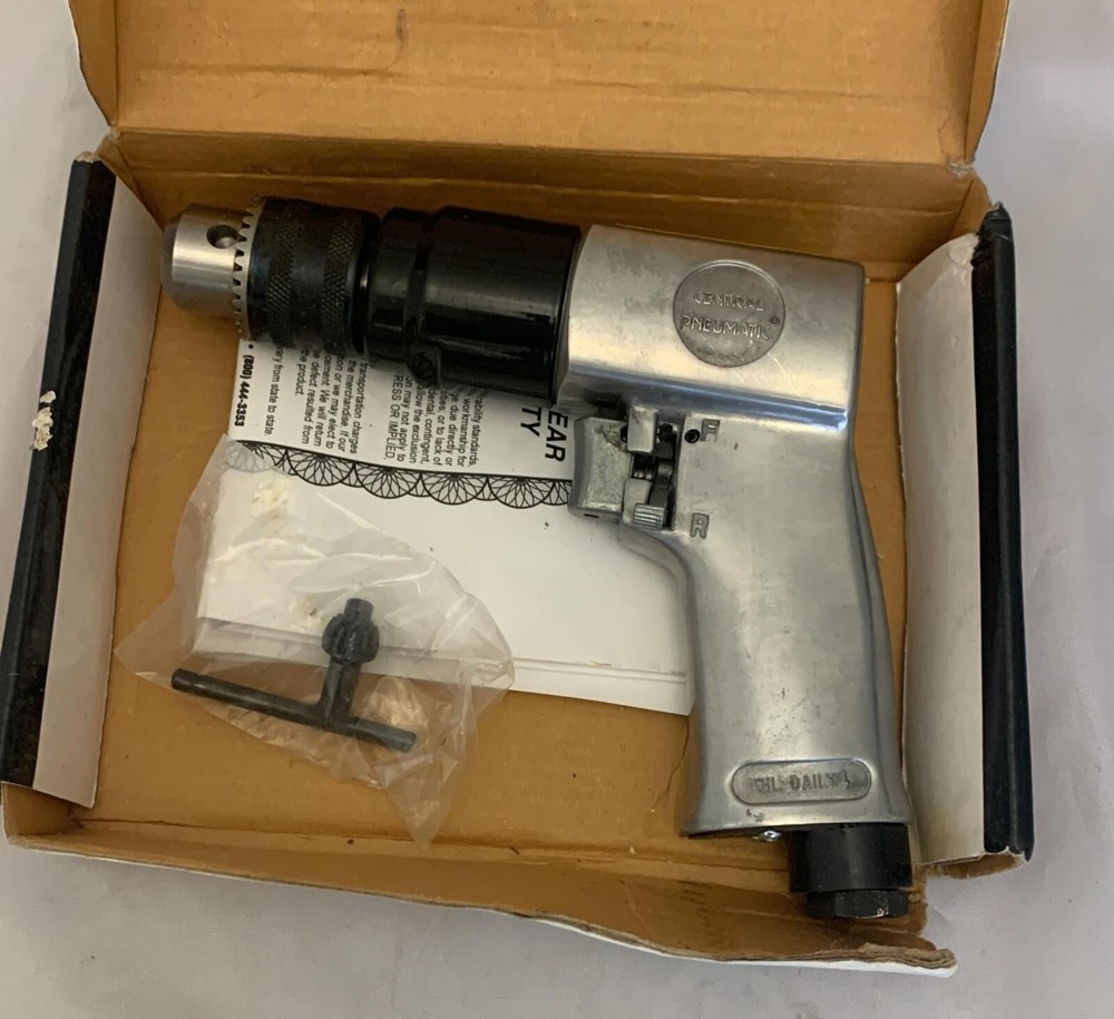 CENTRAL PNEUMATIC 3/8" REVERSIBLE AIR DRILL ITEM 94585