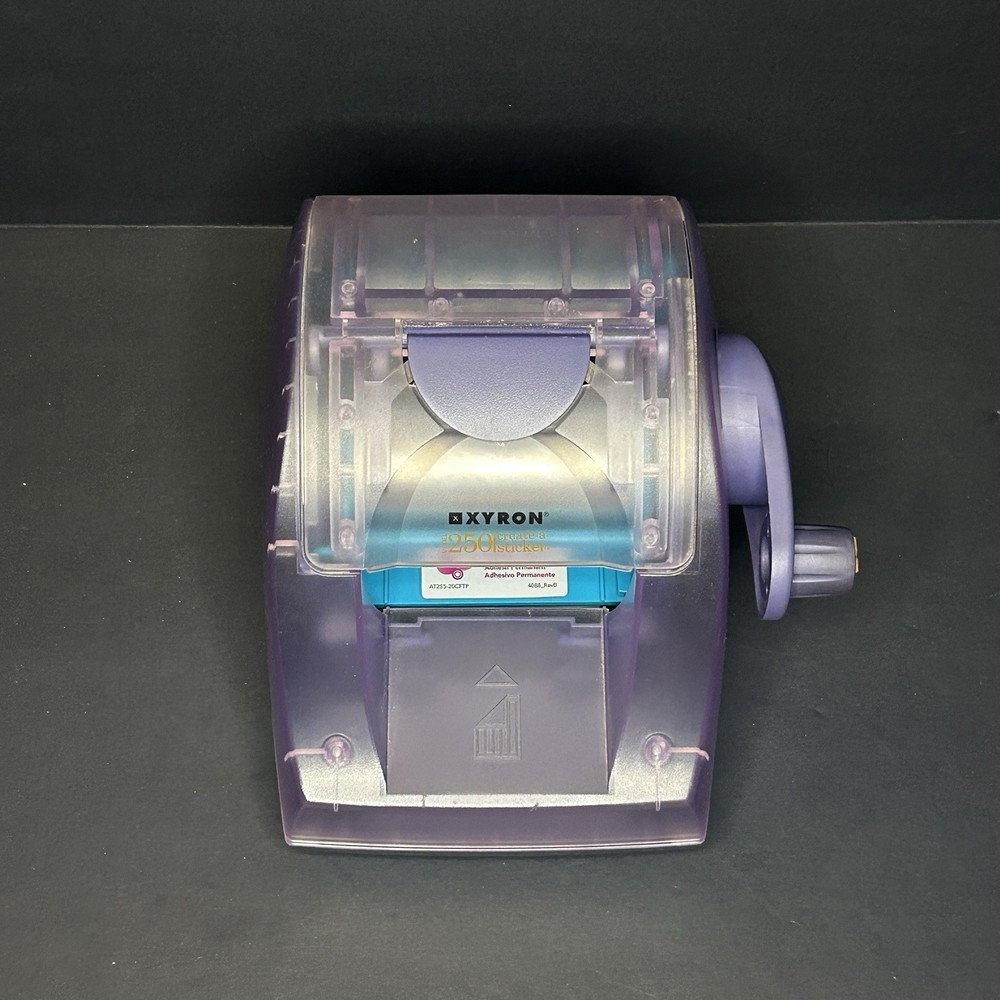 Xyron Model 250 Create-a-Sticker and Label Maker Mini Machine Manual Handheld