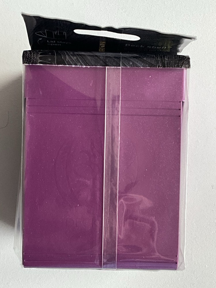 Dragon Shield Wraith Deck Shell *NEW SEALED* Deckbox + Divider Purple Holds 100