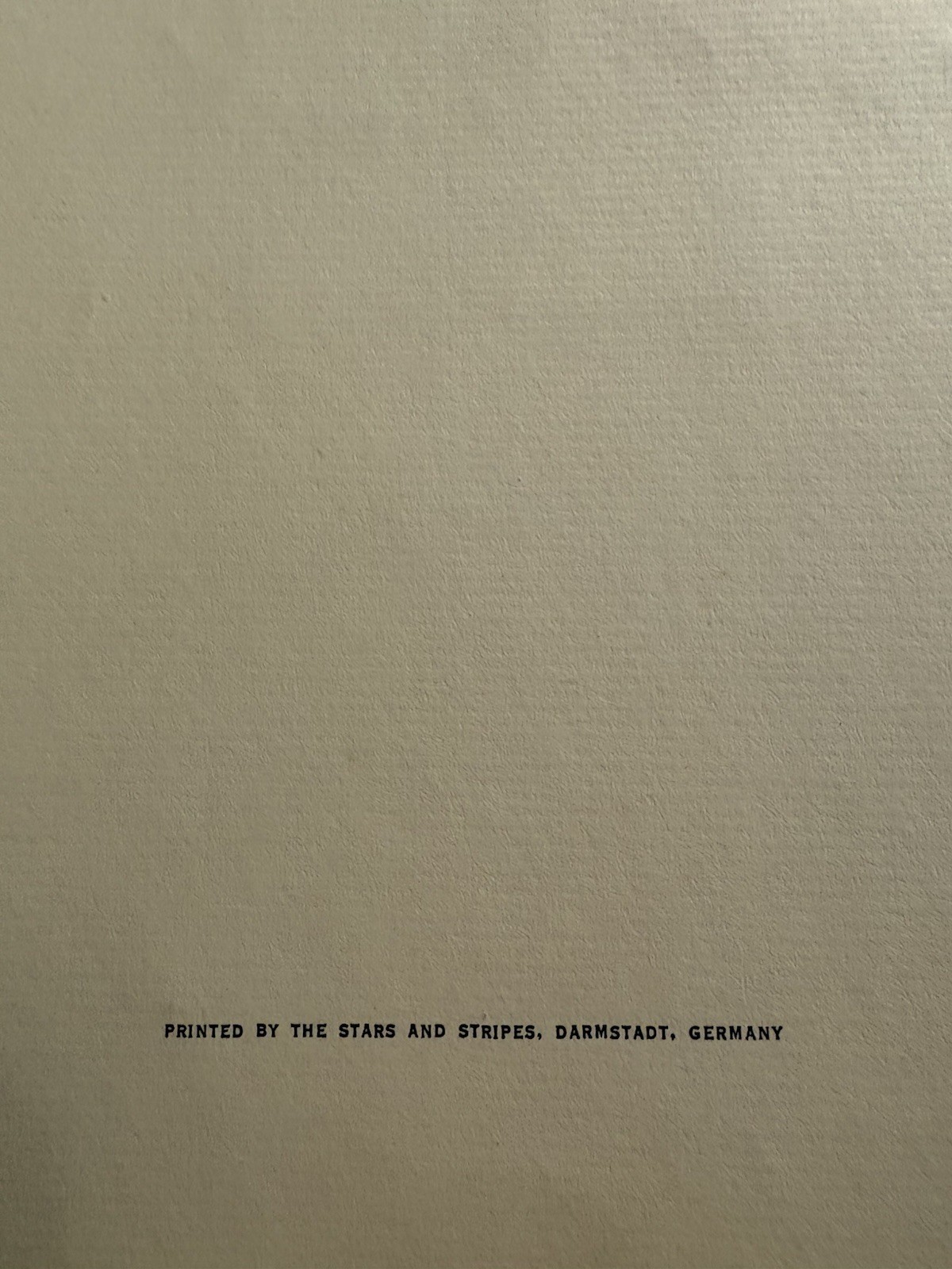 SIGNED American Military Occupation Germany 1945-53 USAREUR WWII HC