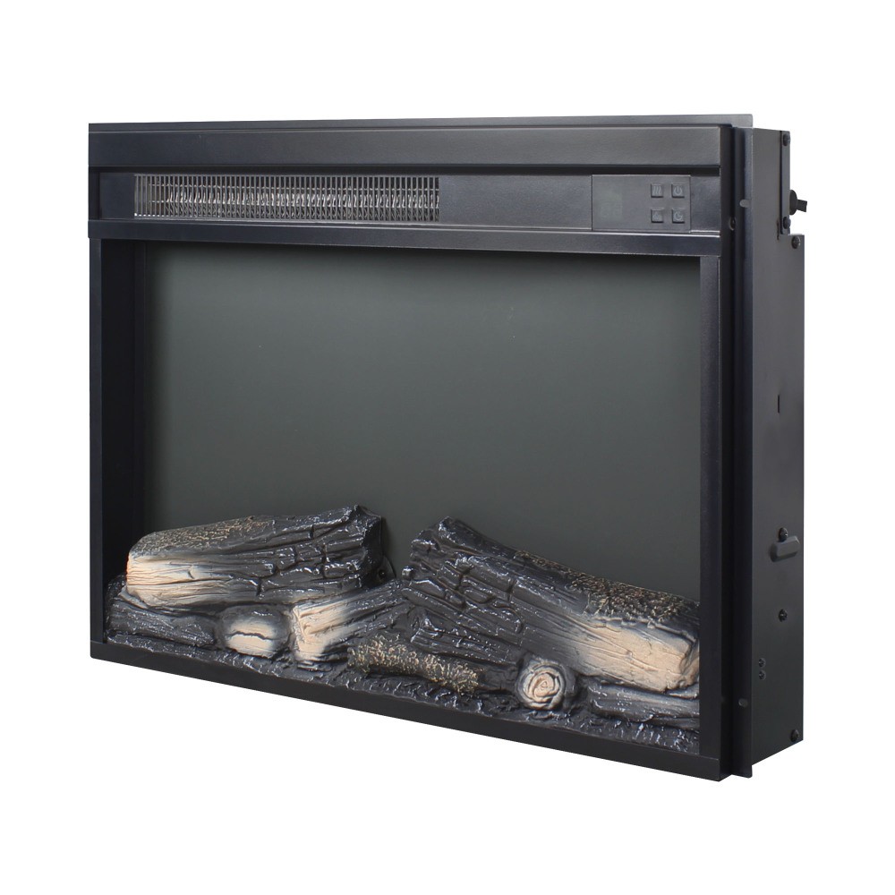 Fireplace with log set Features flame effect Timer function Overheat protection