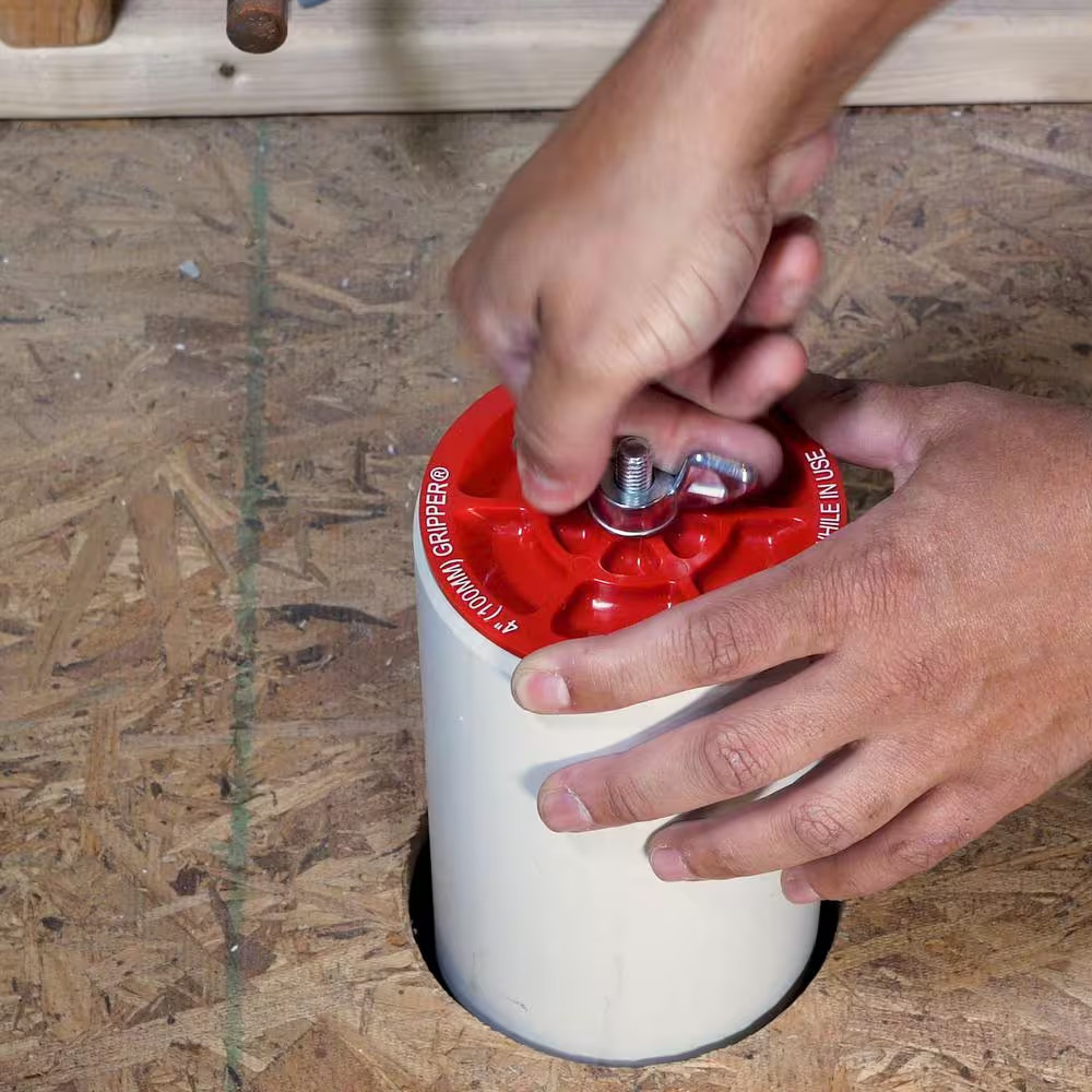 Gripper 4 in. Plastic Mechanical Test Plug