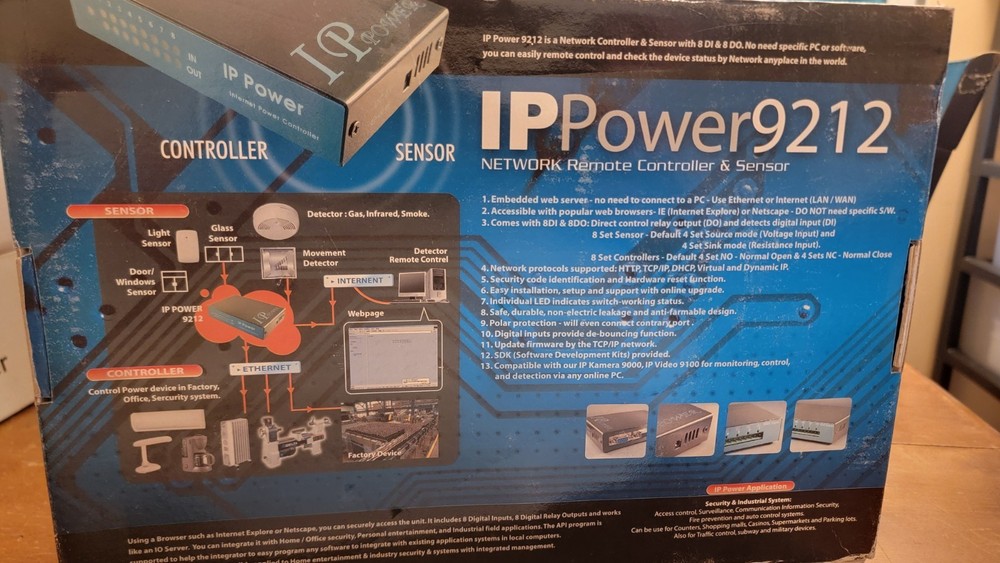 IP Power 9258 Network Remote Control & Sensor