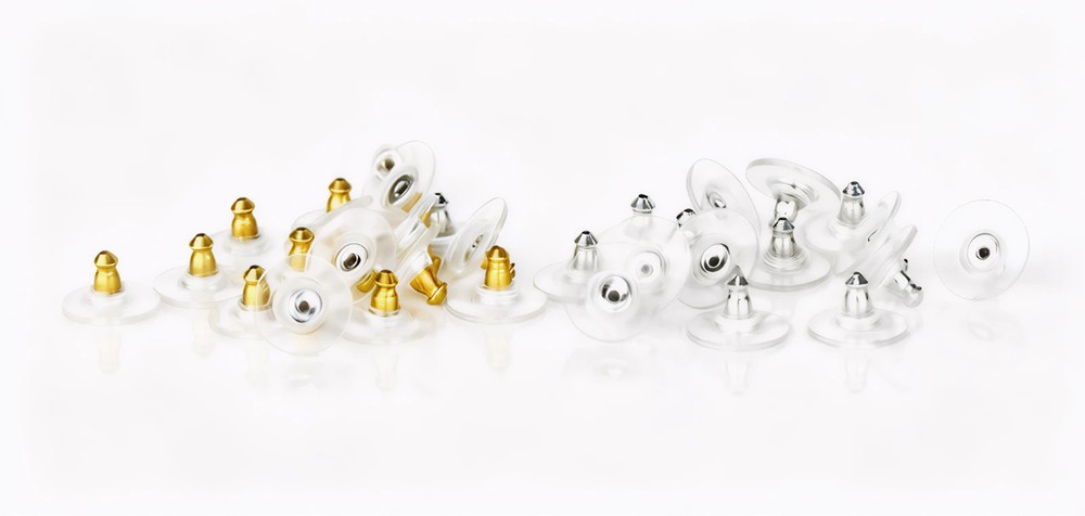 Earring Backs 100 Pairs