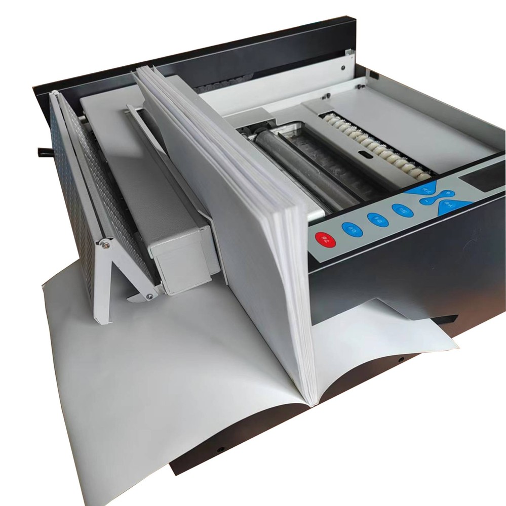 Glue Book Binding Machine 110V Automatic Hot Glue Book Binder With LCD screen