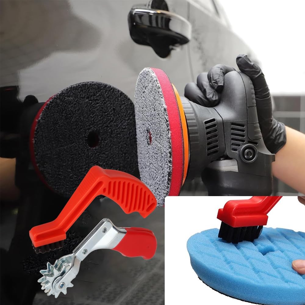 Wool Buffing Pad and Polishing Tool Set for Effective Cleaning