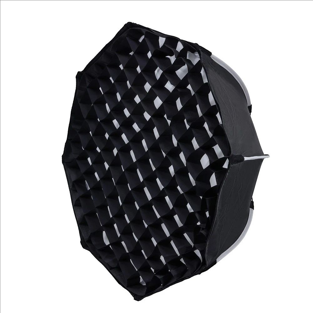 US TRIOPO K3-65 65cm Studio Flash LED Light Quick-Setup Octagon Softbox + Grid