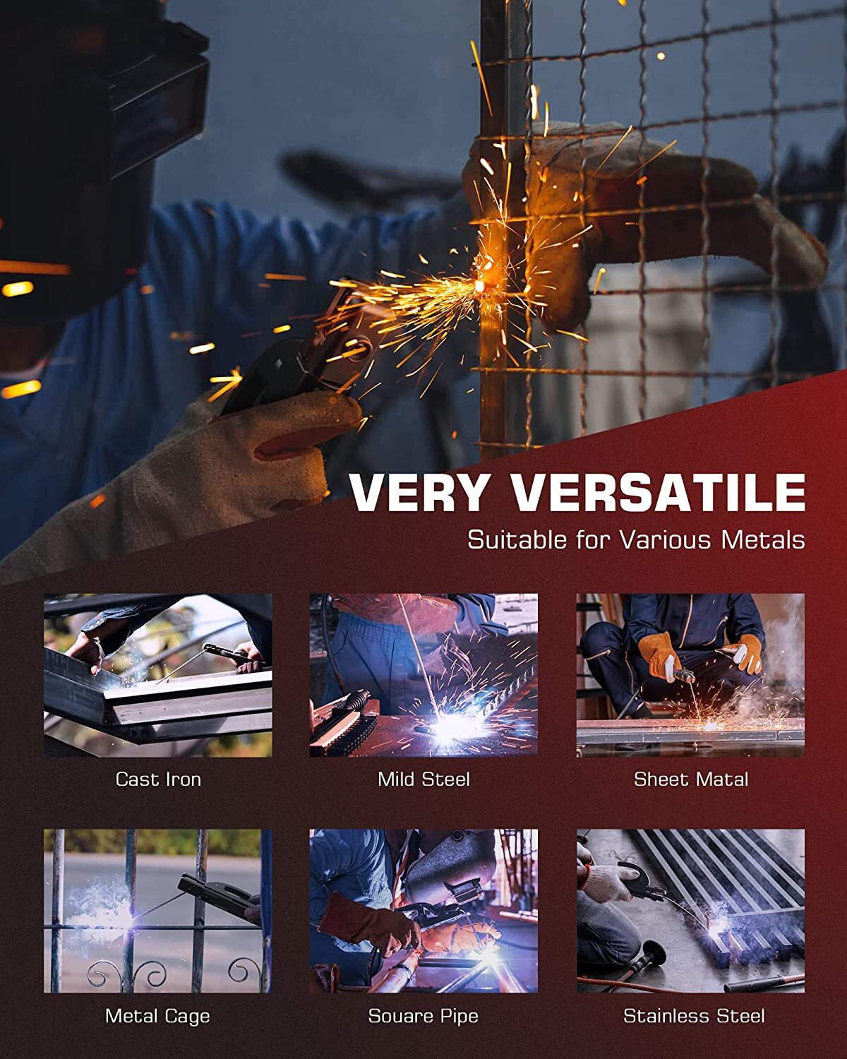 Stick Welder 200A ARC/Lift TIG Welding Machine IGBT Inverter 110/220V MMA Welder