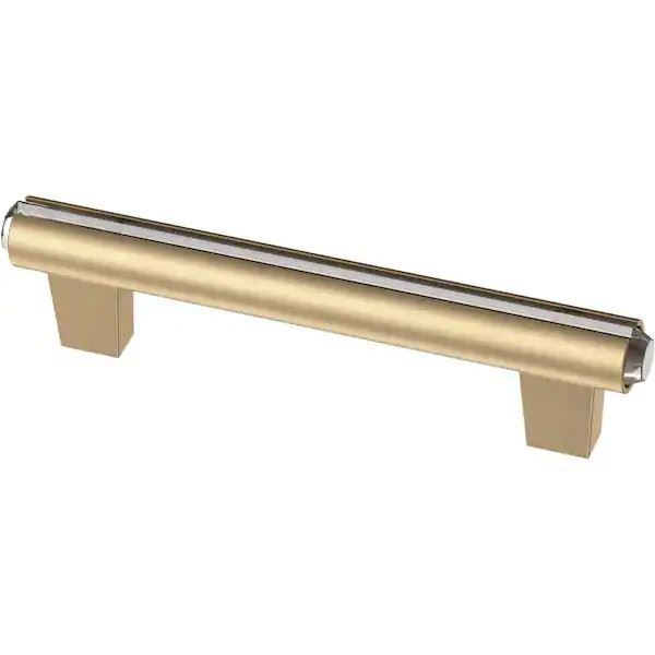 3-3/4" Clear Acrylic Accent Bar Pull Champange Bronze