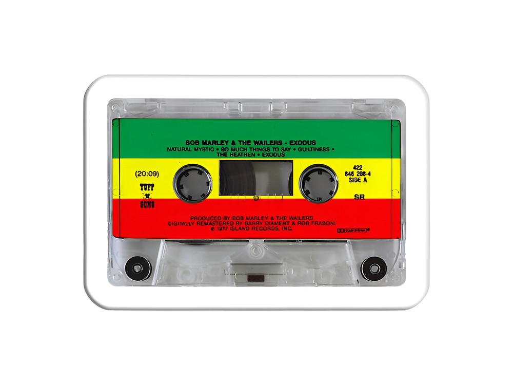 Bob Marley Rasta Reggae Cassette Sticker Decal