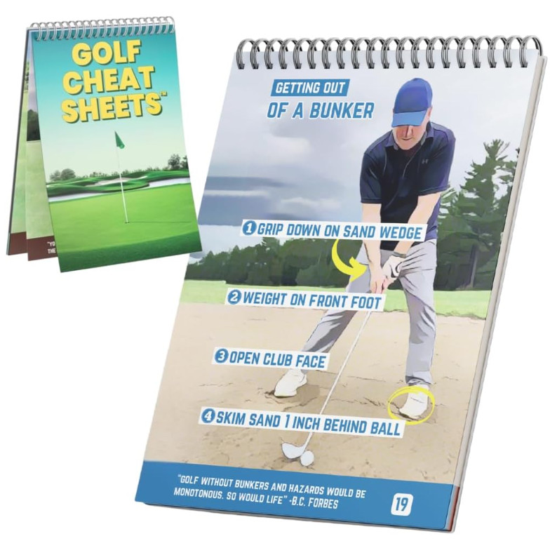 The OFFICIAL: Golf Cheat Sheets 175+ Essential Tips for 36 different shots.