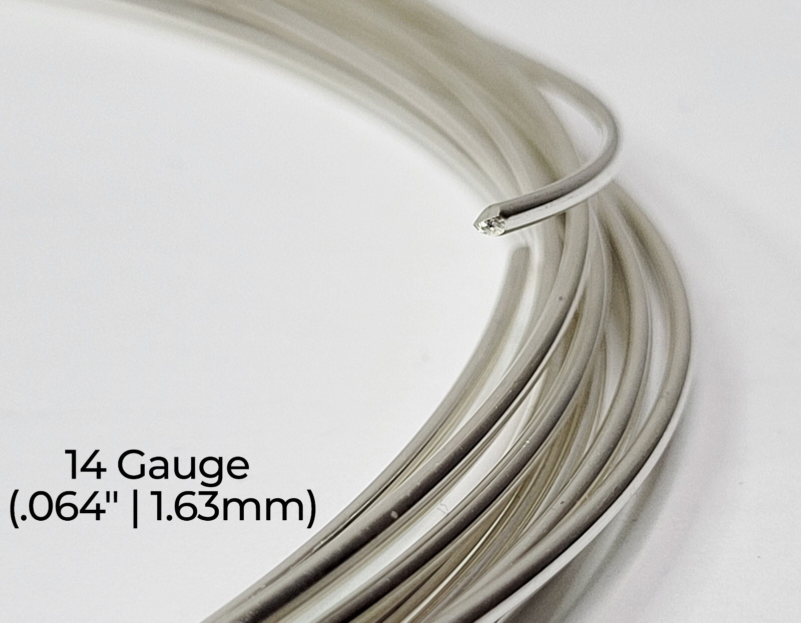 999 Fine Silver Wire | Round | Dead Soft | 10-32 Gauge | 1-10 ft | USA